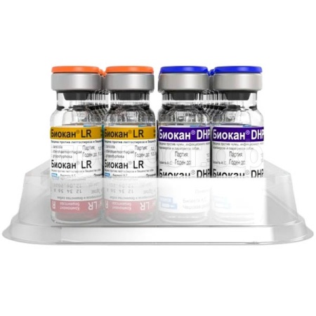 Вакцина Биокан DHPPi+LR 1 доза(1уп/10доз)