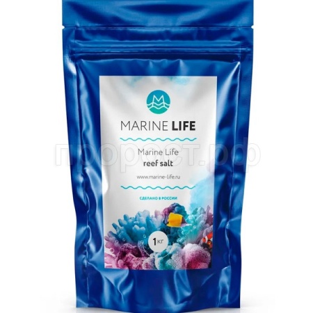 Соль морская Marine Life reef salt пакет 1кг
