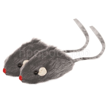 Игрушка для кошек Набор Мышь серая 4,5-5см 
